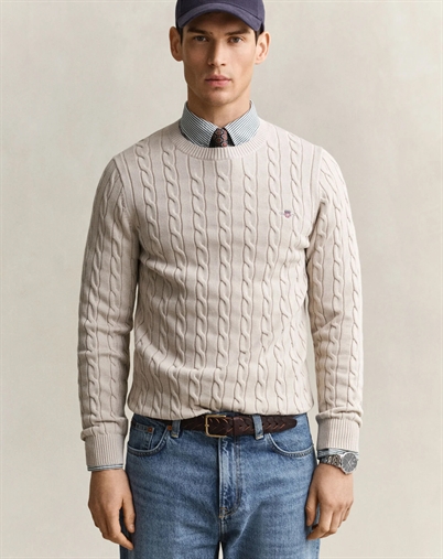 Gant - Cable Strik - Clay Beige